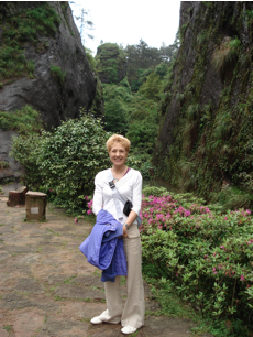 Jane Pettigrew in Fujian province in China