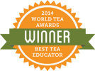 Winner of World Tea Awards 2014 - Best Tea Educator